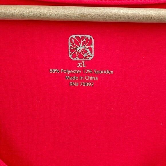 Apana Womens Active Sweatshirt Hooded Long Sleeve Pullover Stretch Pink Size XL - Picture 5 of 11